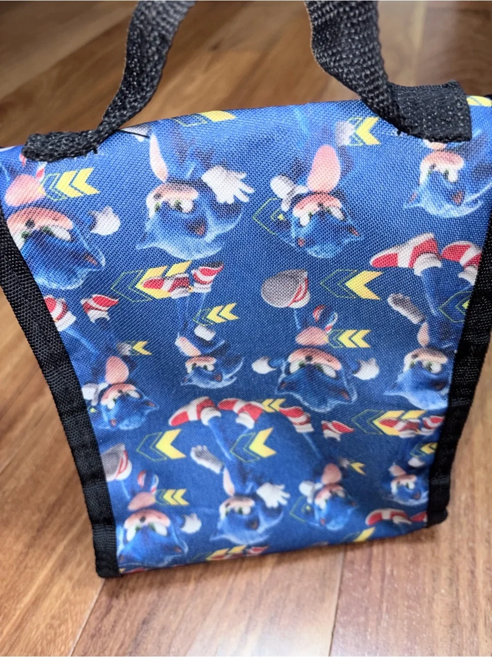 Kids Blue Sonic the Hedgehog Lunch Tote